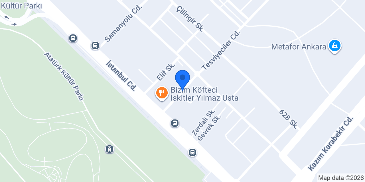 App Plaka konumu