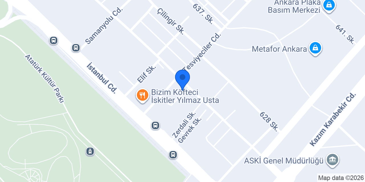 Acil Oto Çilingir Kapı Kilit Açma 7/24 Servis konumu