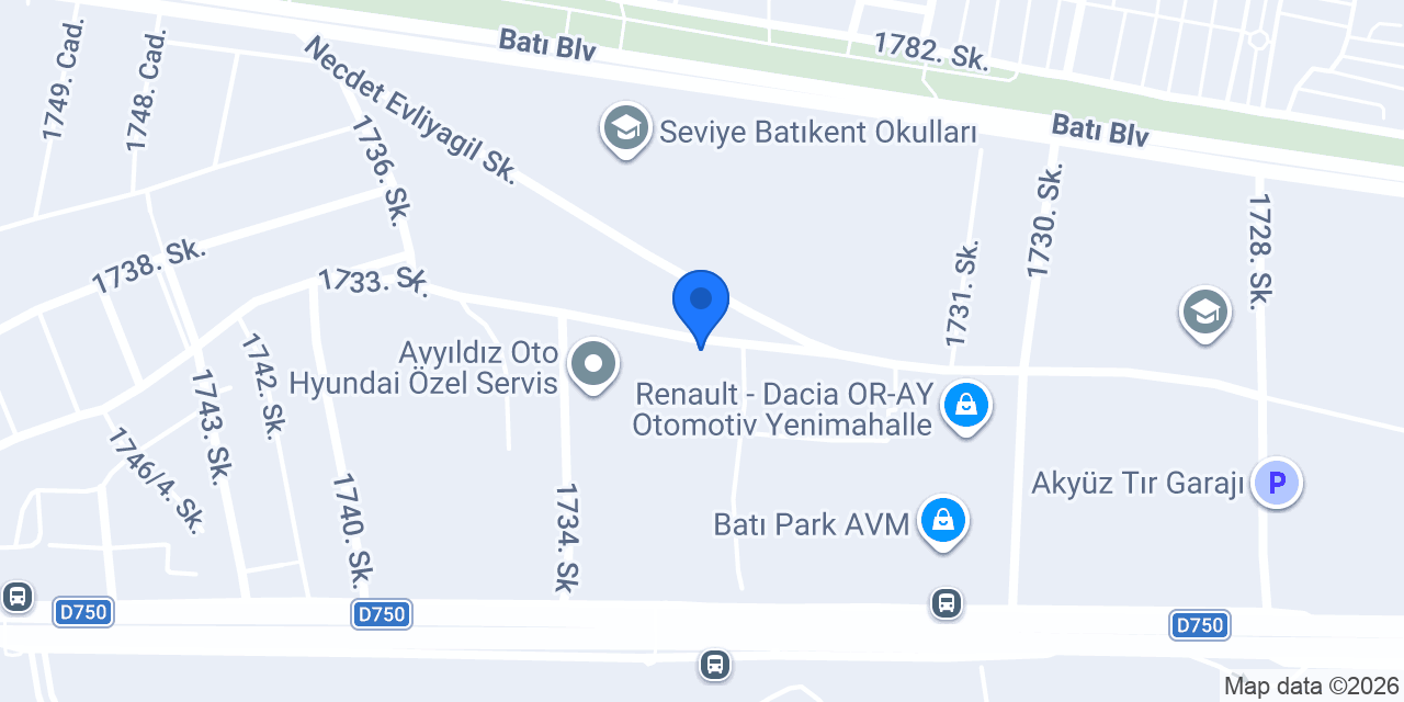 ALFA GARAJ ANKARA konumu
