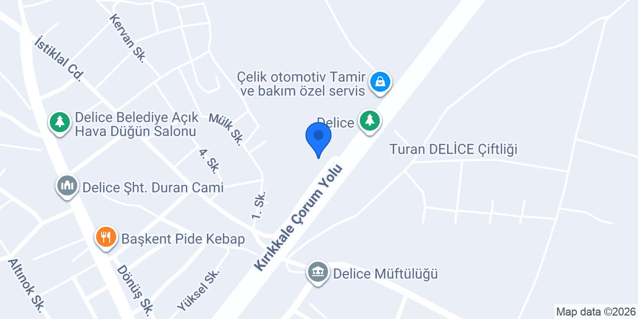 Antep kebapçısı konumu