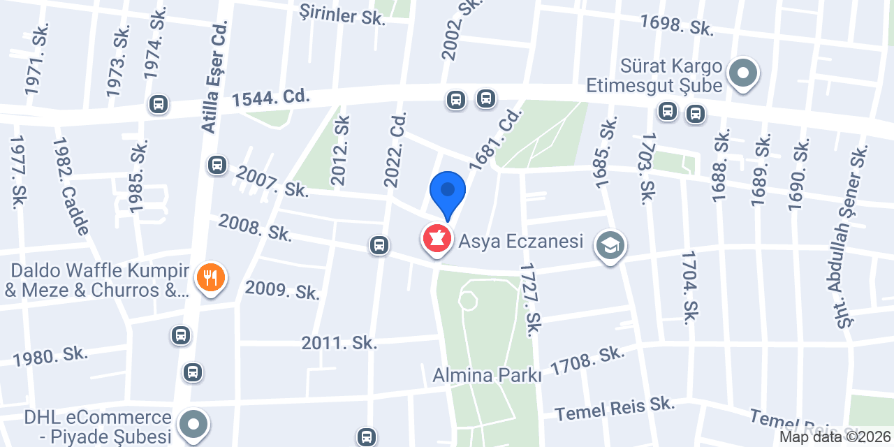 Bengü Eczanesi konumu