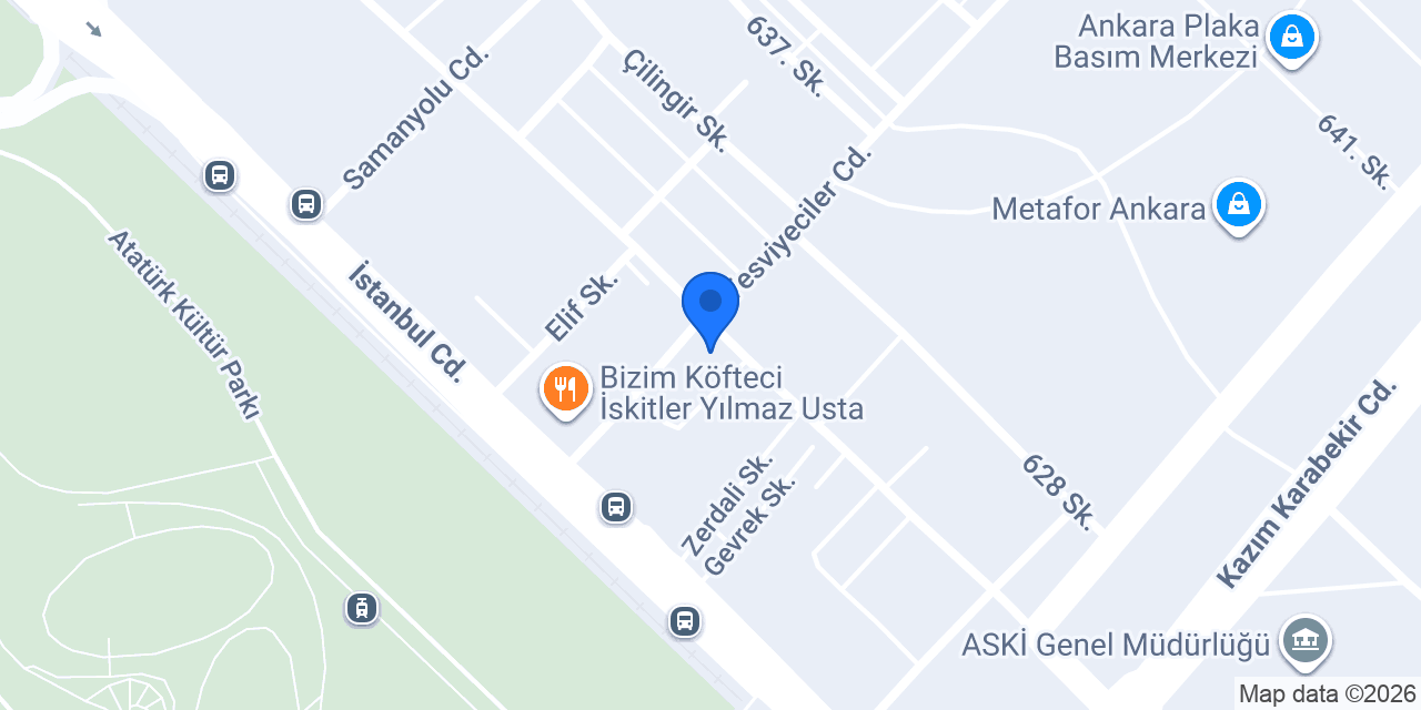 Göktem Reklam ve Matbaa konumu