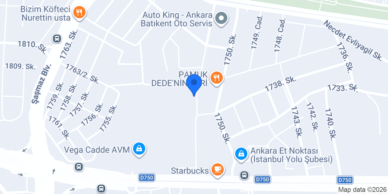 Erollar Car Service konumu