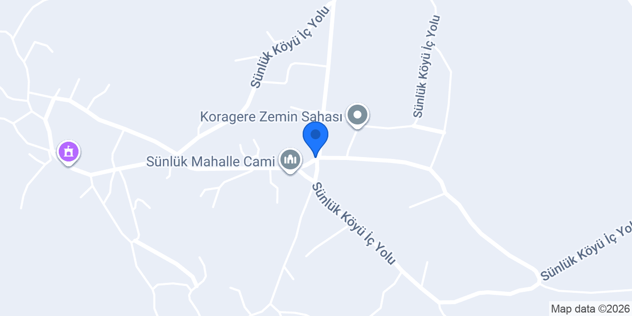 Sünlük İlkokulu konumu
