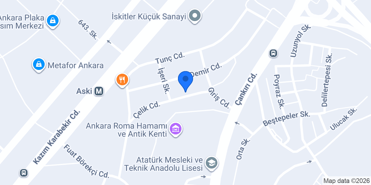 Akay OTOMOTİV konumu