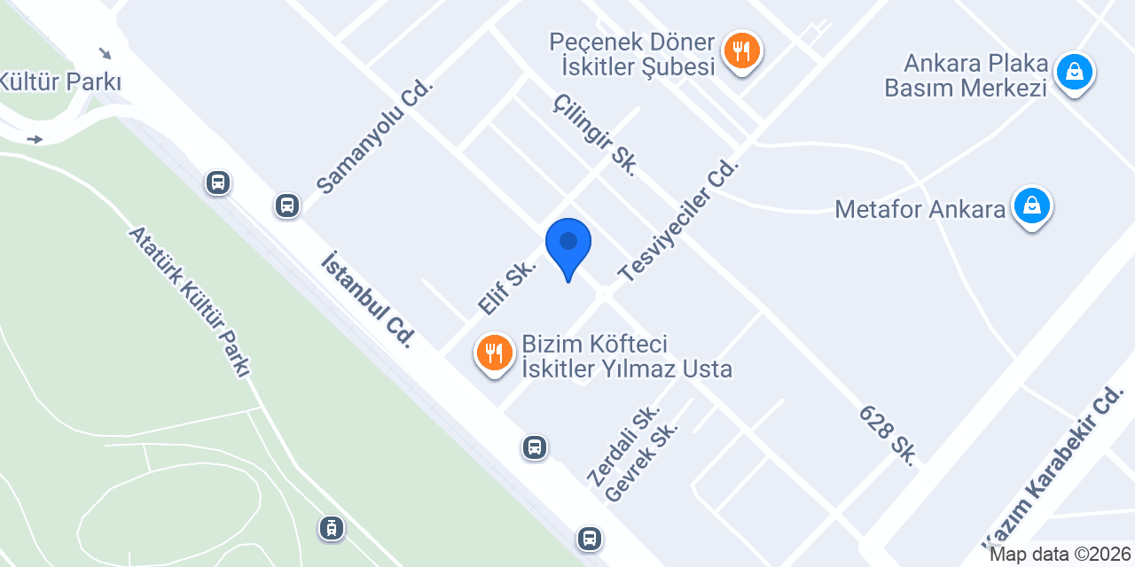 Aba Matbaa Ankara konumu