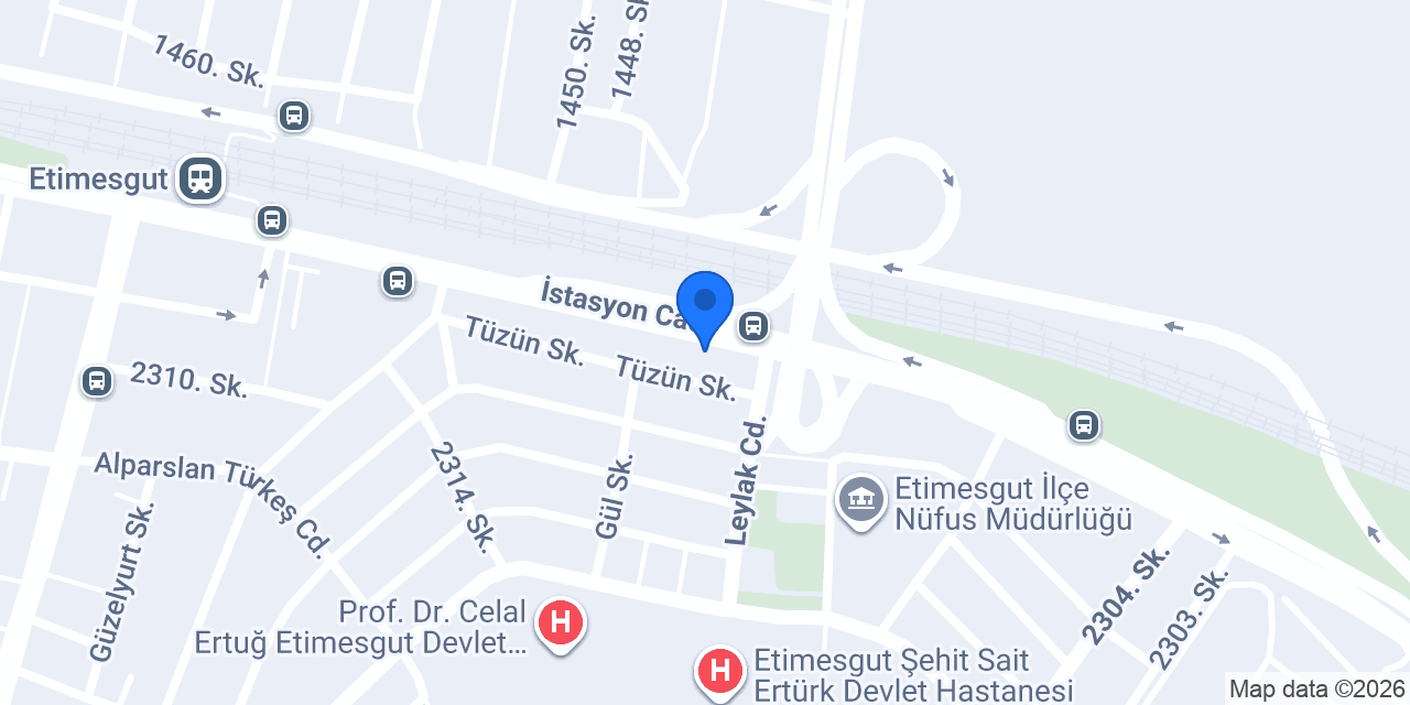 Yerlice Sigorta Ltd. Şti. konumu