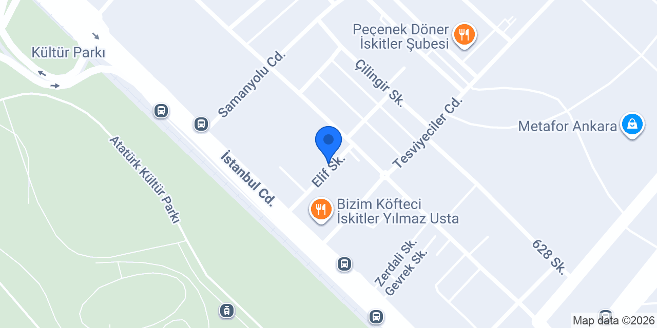 Pira Dijital Matbaa konumu