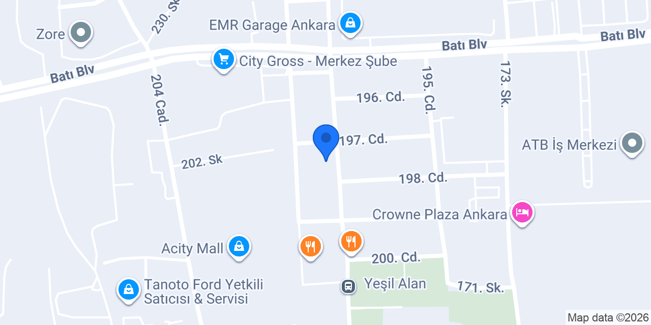 Ekin Unlu Mamulleri konumu