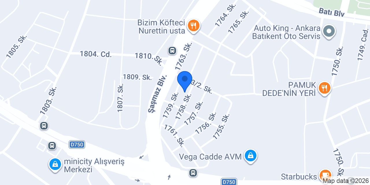 Tataroğlu Otomotiv konumu