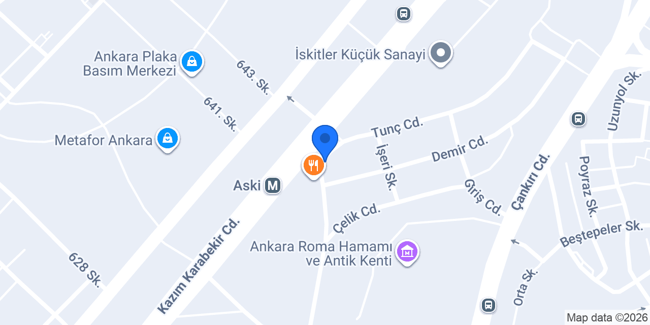 Akar Rot Balans - Oto Lastik konumu