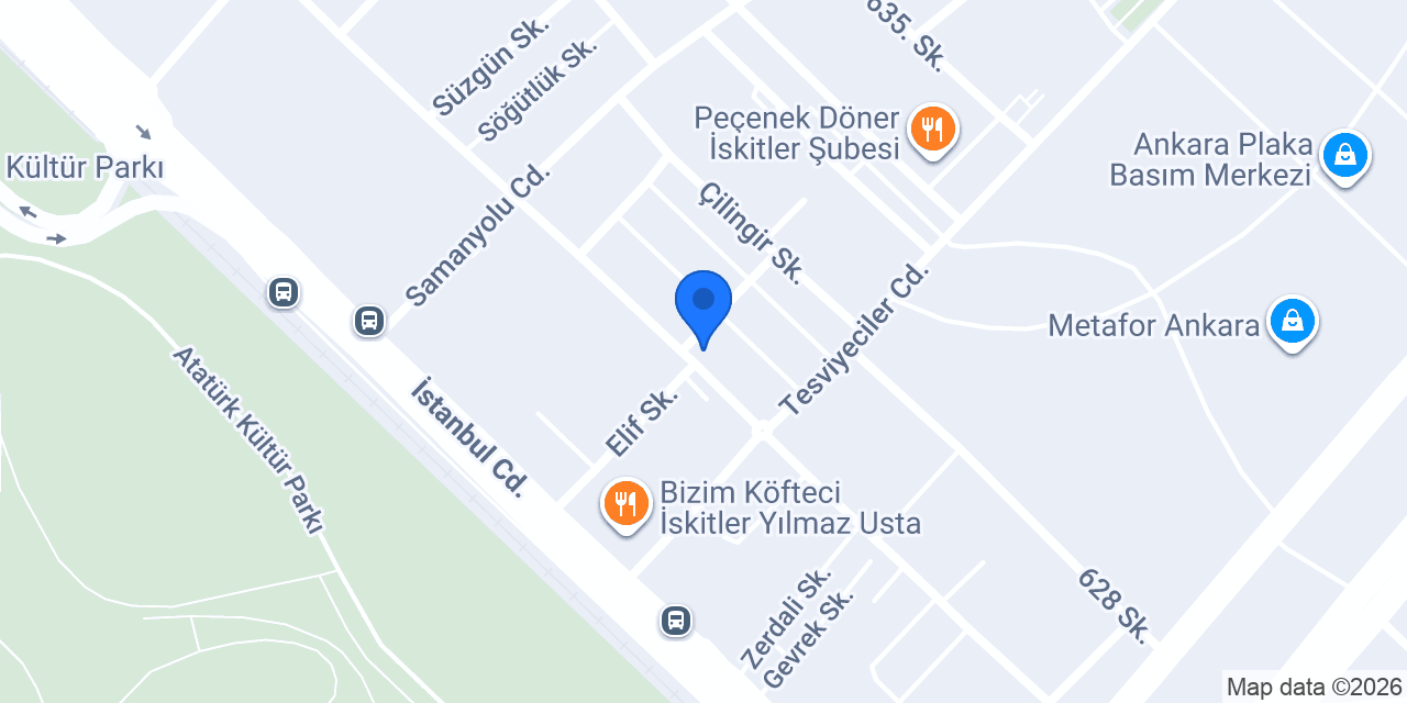 Keskin Lastik konumu