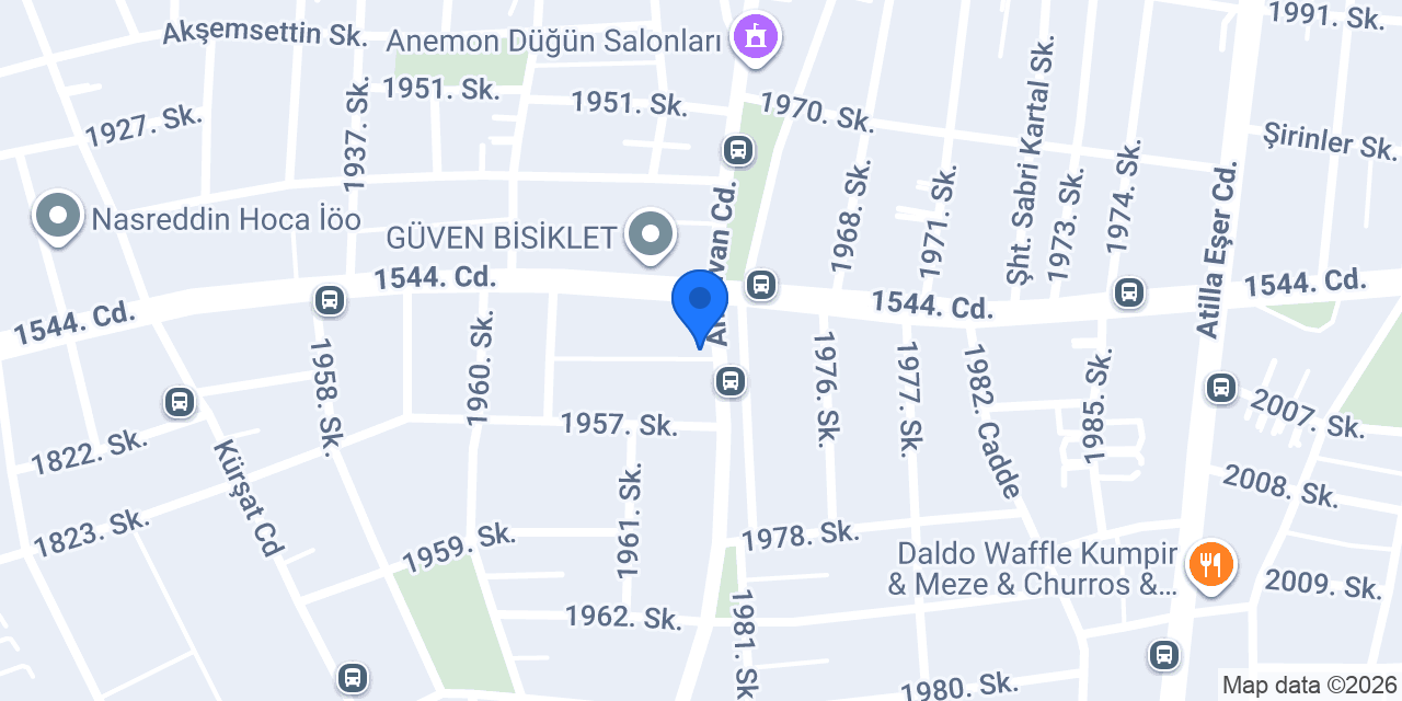 Türkerler Elektrik Yapı Market konumu