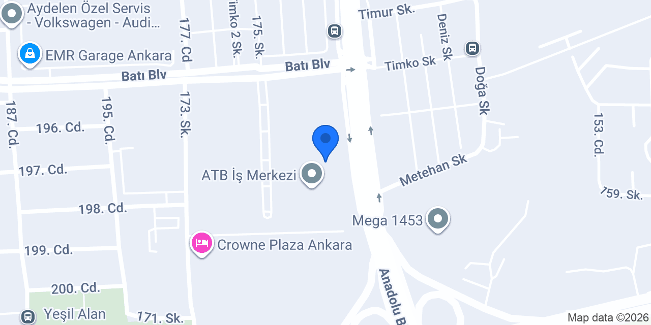 Işınsu Teknolojik Sıhhi Tesisat Ltd. Şti. konumu