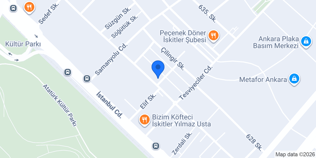Baş-Er Opel yedek parça konumu