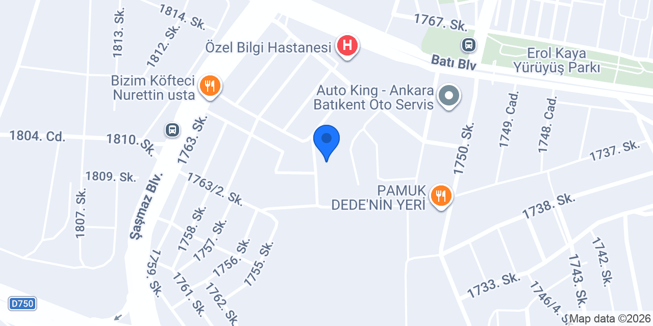 Gençtürk Oto Mekanik konumu