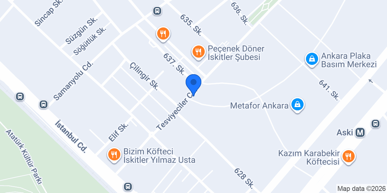 Meşhur Köfteci Denis konumu