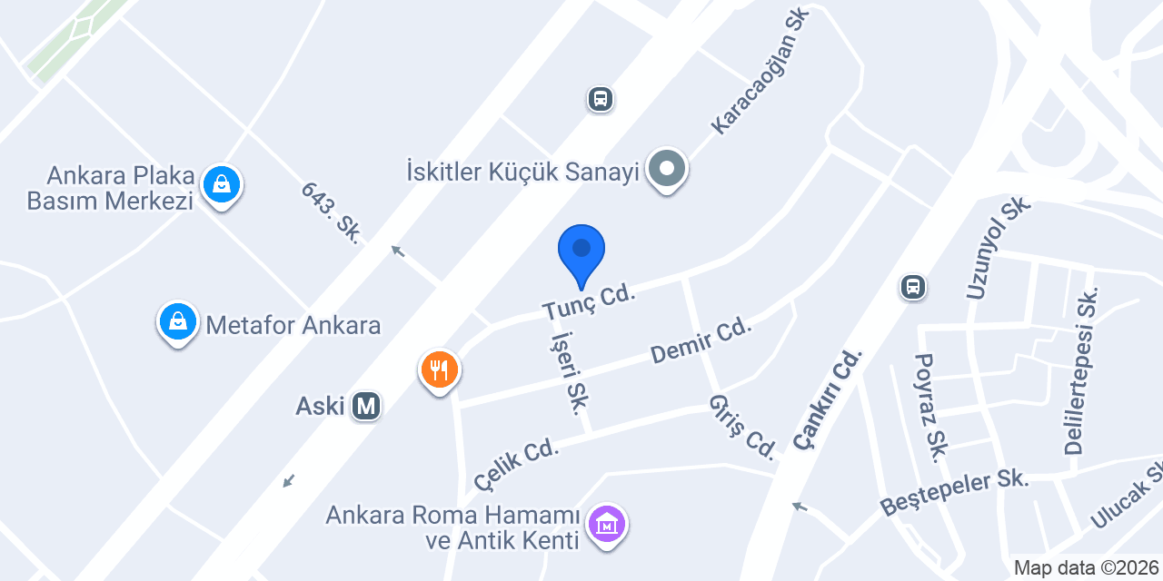 Yıldız Oto Bobinaj konumu