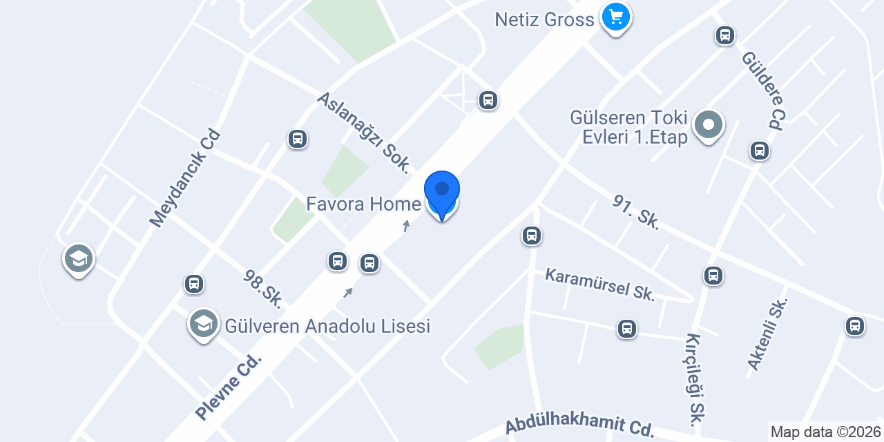 Favora Home konumu
