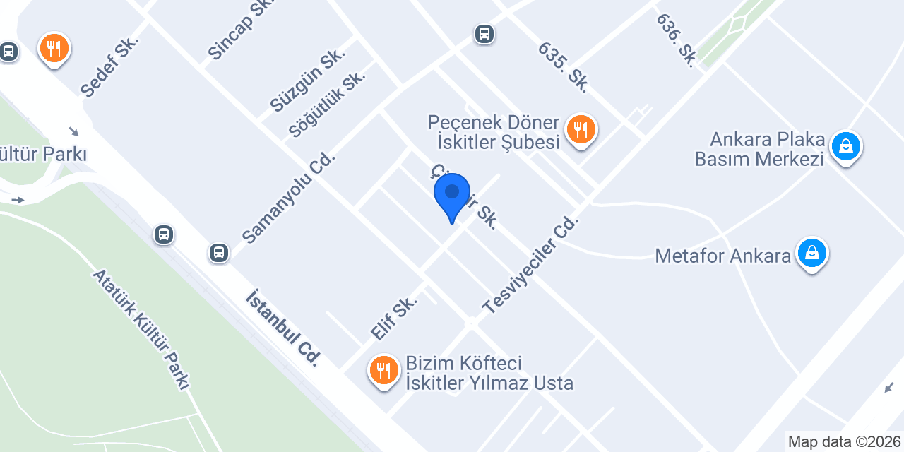 Özkan Usta Oto konumu