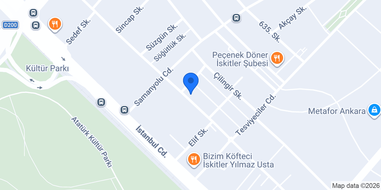 Oto Ahmet Yedek Parça konumu