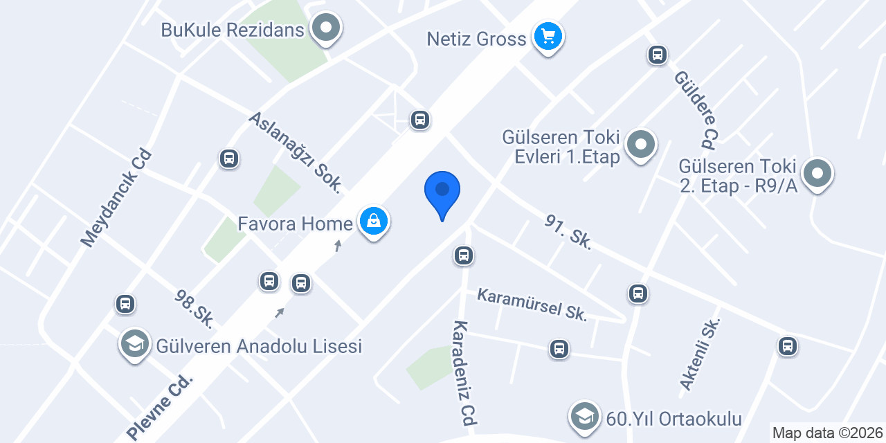 EvdeBiz konumu
