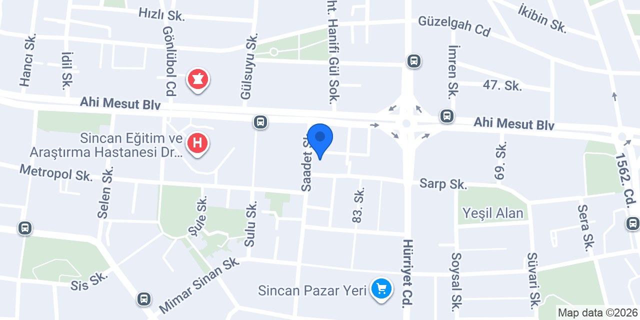 Üçkardeşler Yapı Market konumu