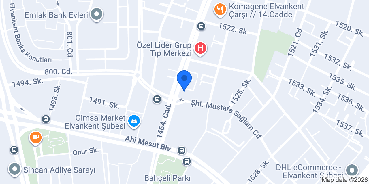 Bürge Oto Kiralama konumu