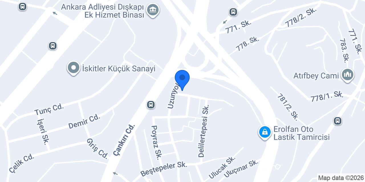 ANKARA OTEL konumu