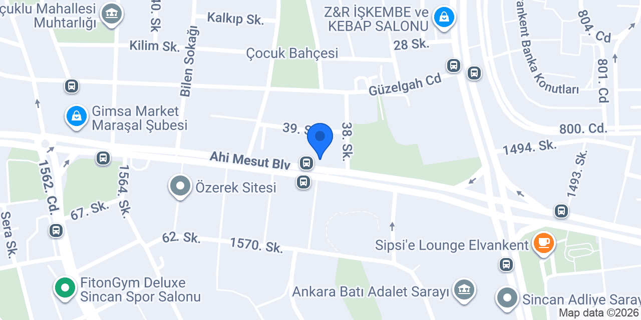 AİSA Lumiere konumu