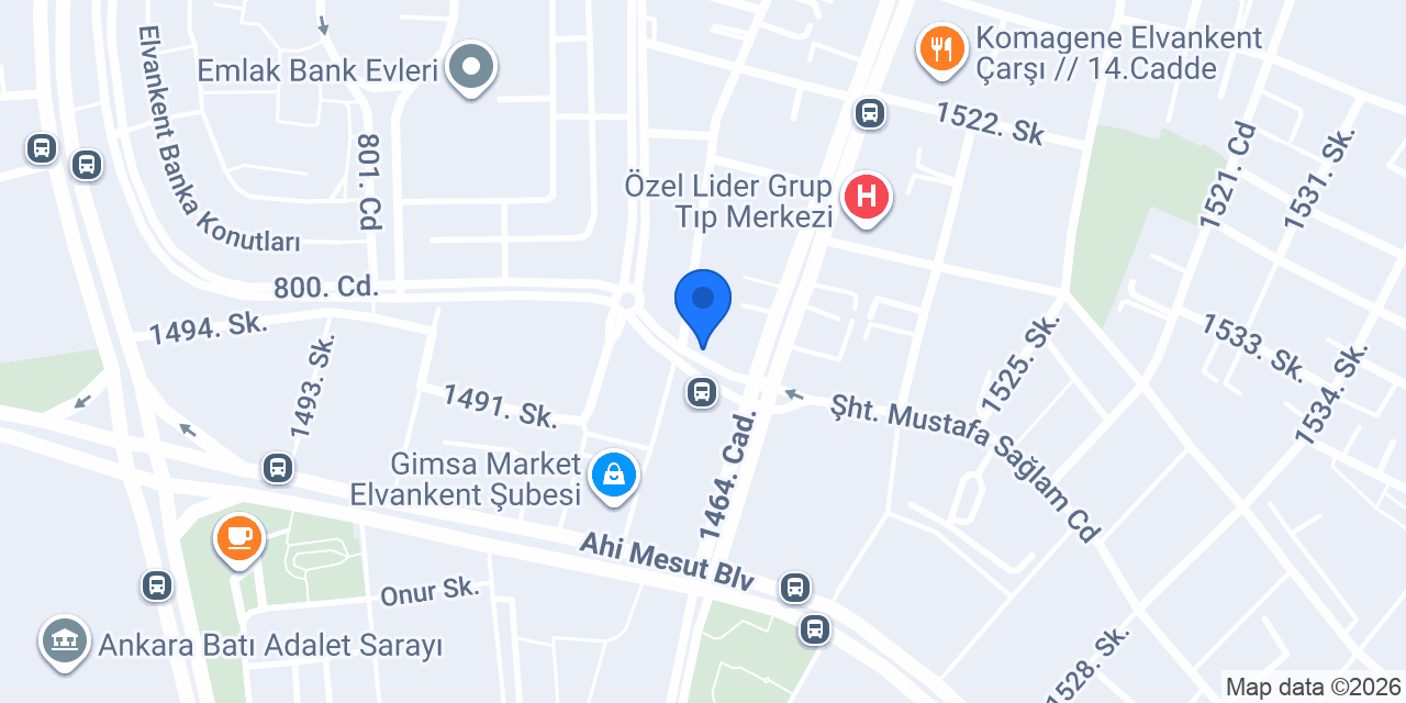 Allegro Kadın kuaförü konumu