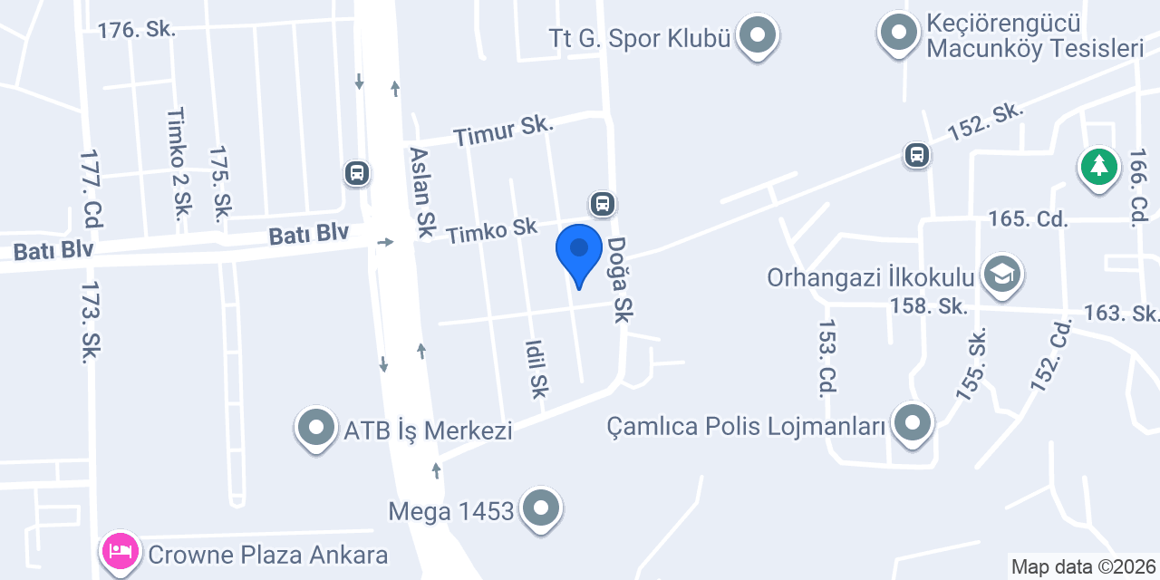 Destek Etiket konumu