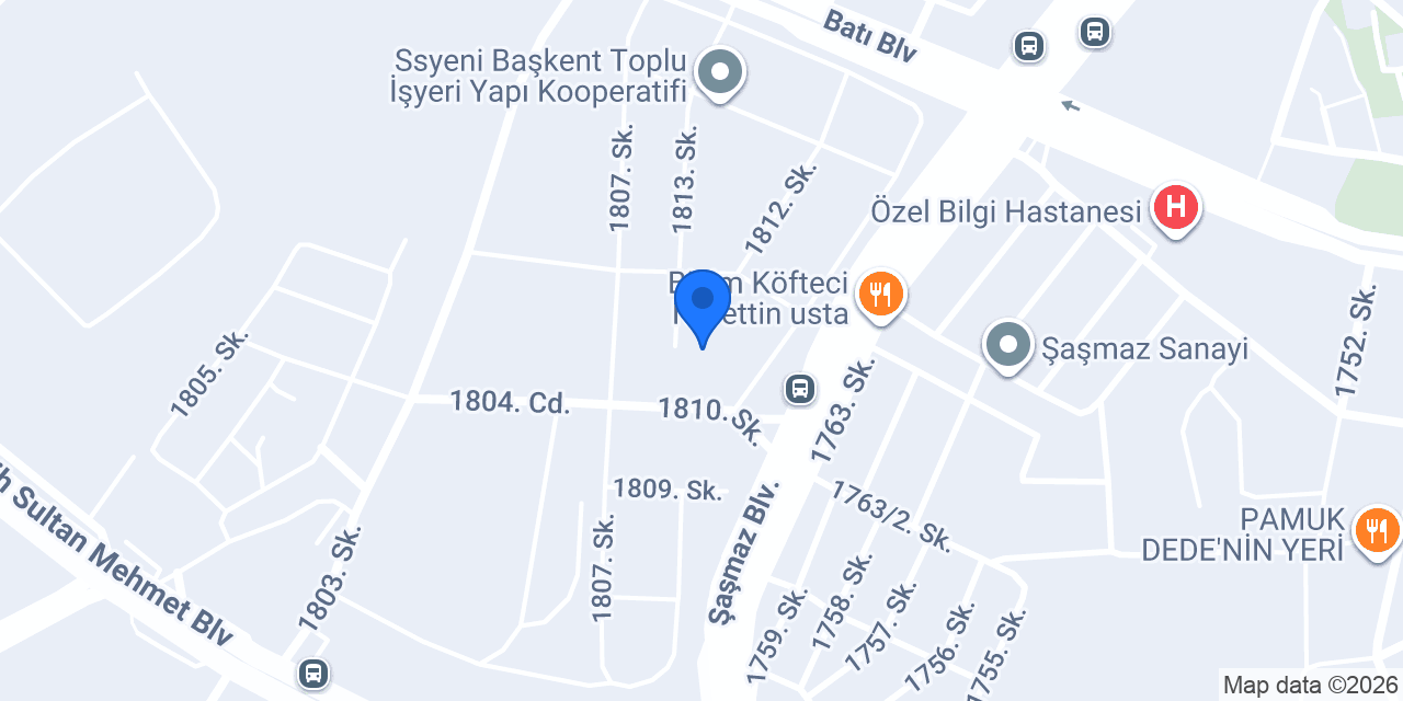 Başkent Sanayi Sitesi konumu