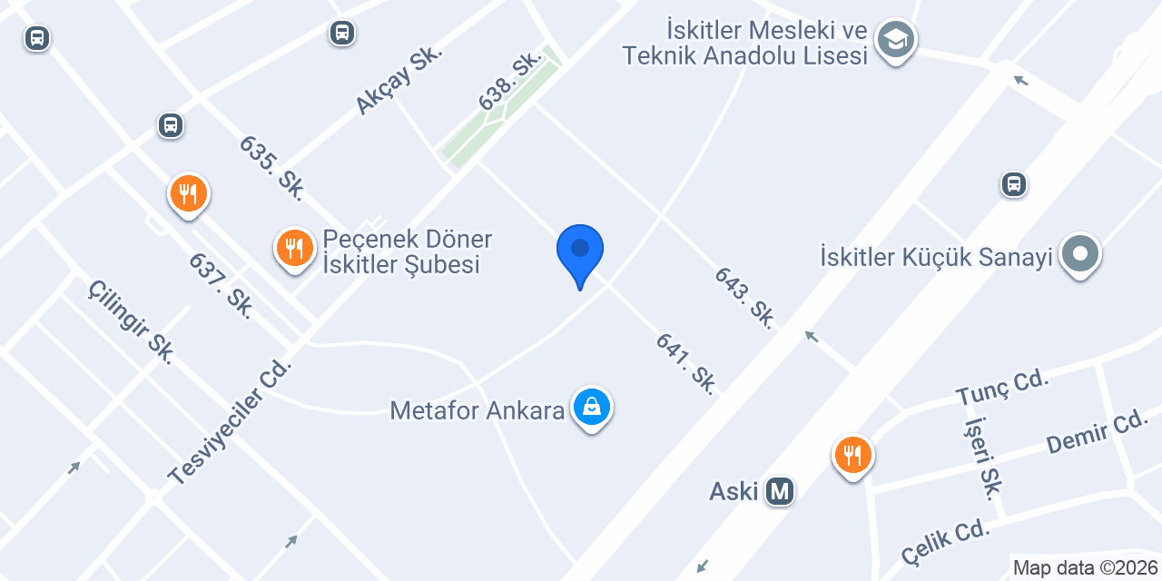 Vip Tower Satış Ofisi konumu