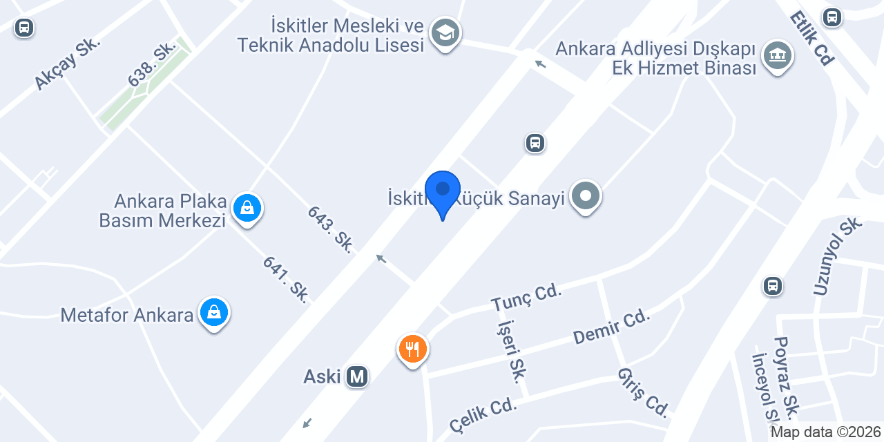 Ankara Örümcek Stand konumu