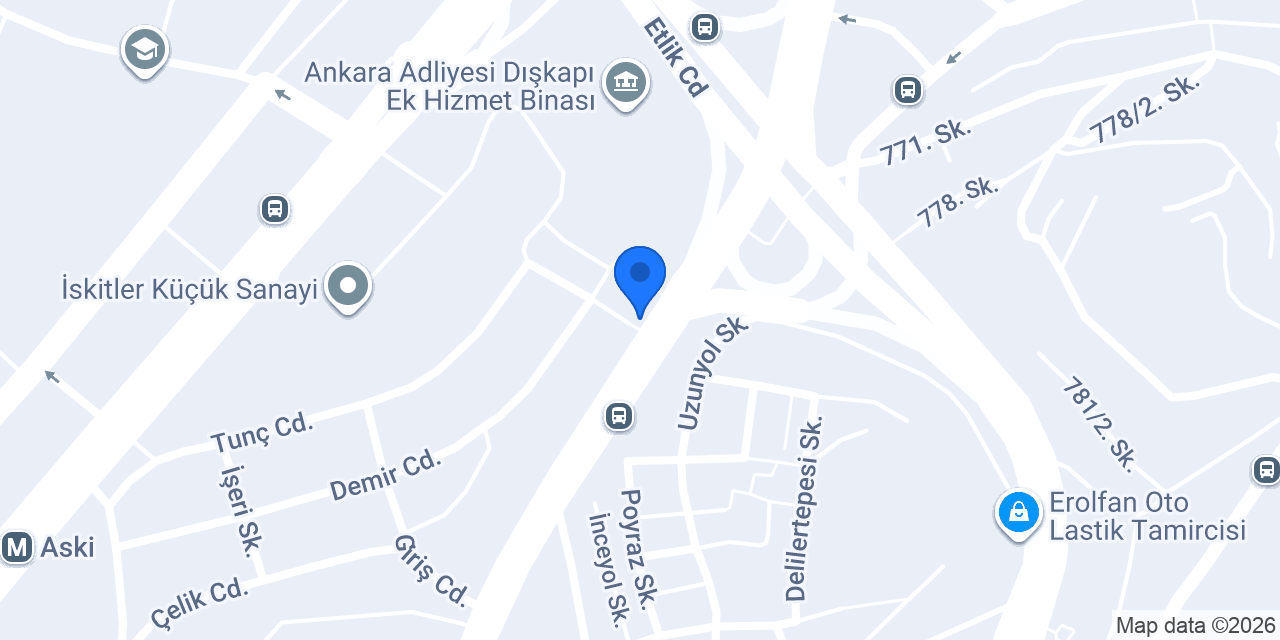 Aytek Matbaa konumu