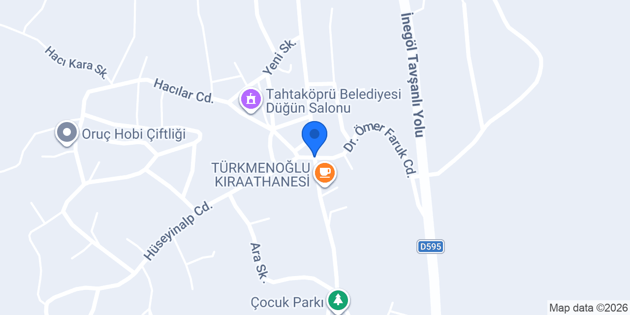 EMR ET süt ve besi Çiftliği konumu