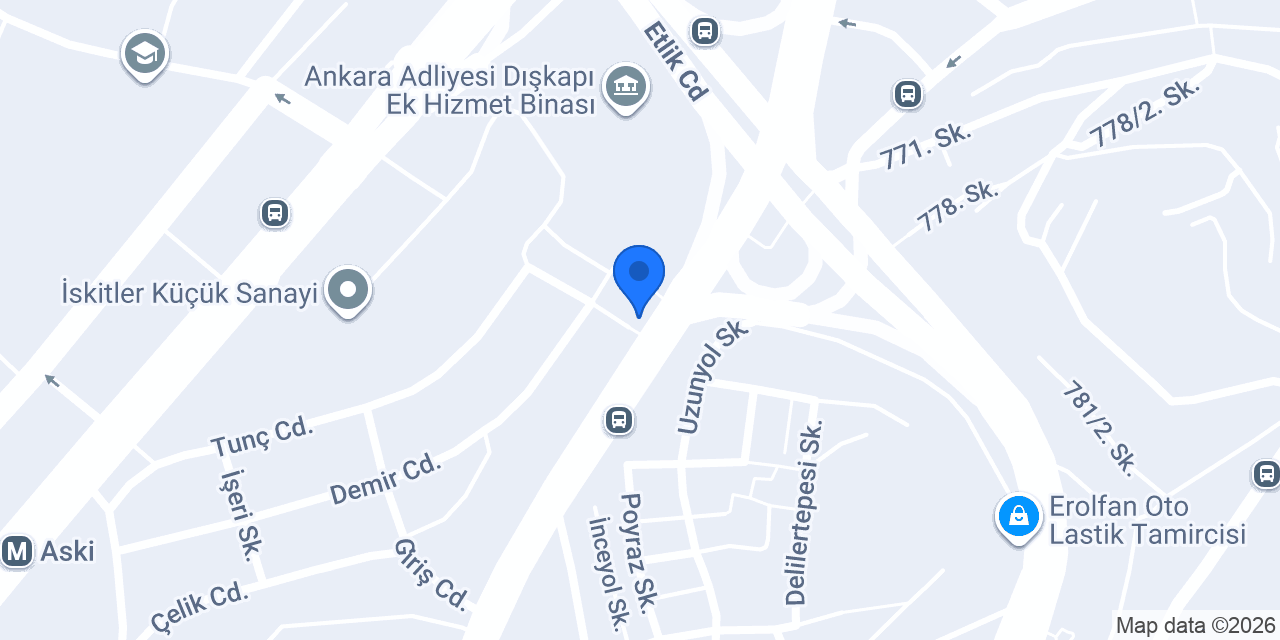 Feza Sürücü Kursu konumu