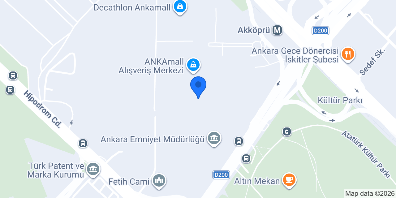 SuperStep Ankamall AVM konumu