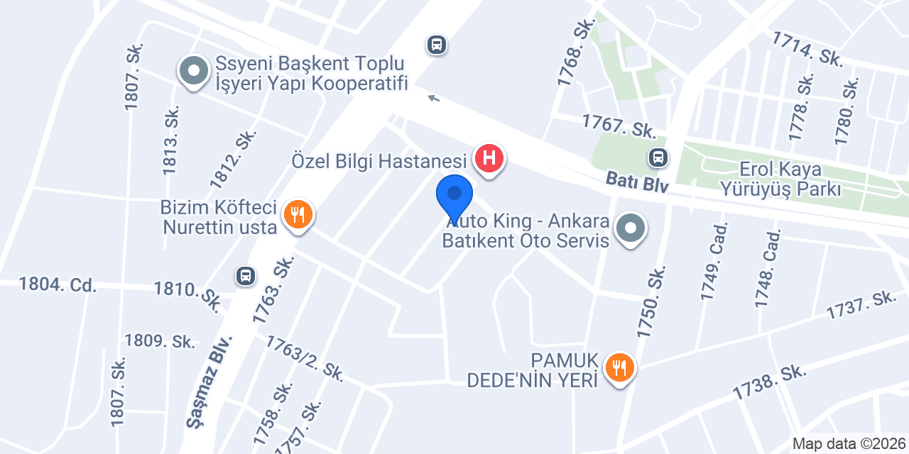 ÖZ TEK FORD konumu