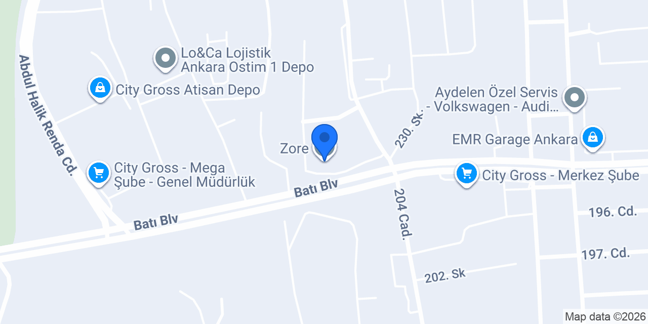 Zore konumu