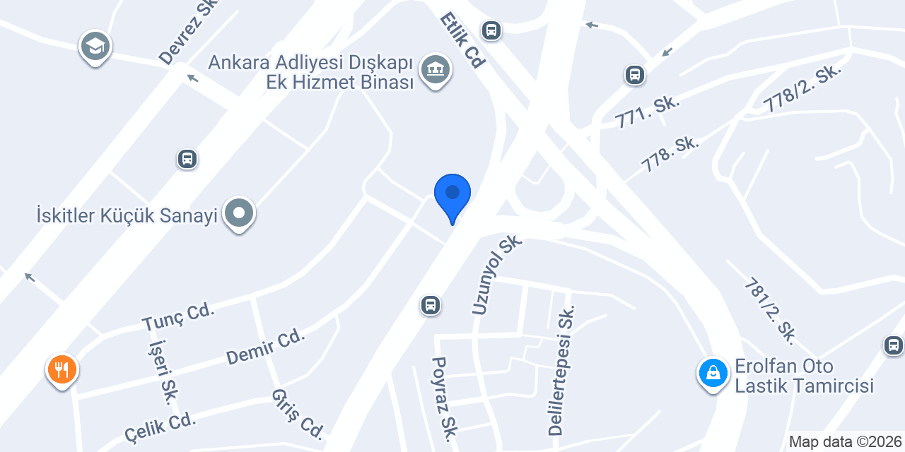 KF Hukuk ve Danışmanlık Ofisi konumu