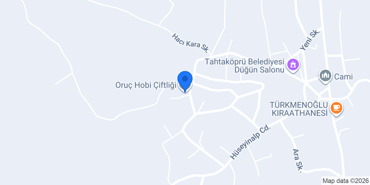Oruç Hobi Çiftliği konumu