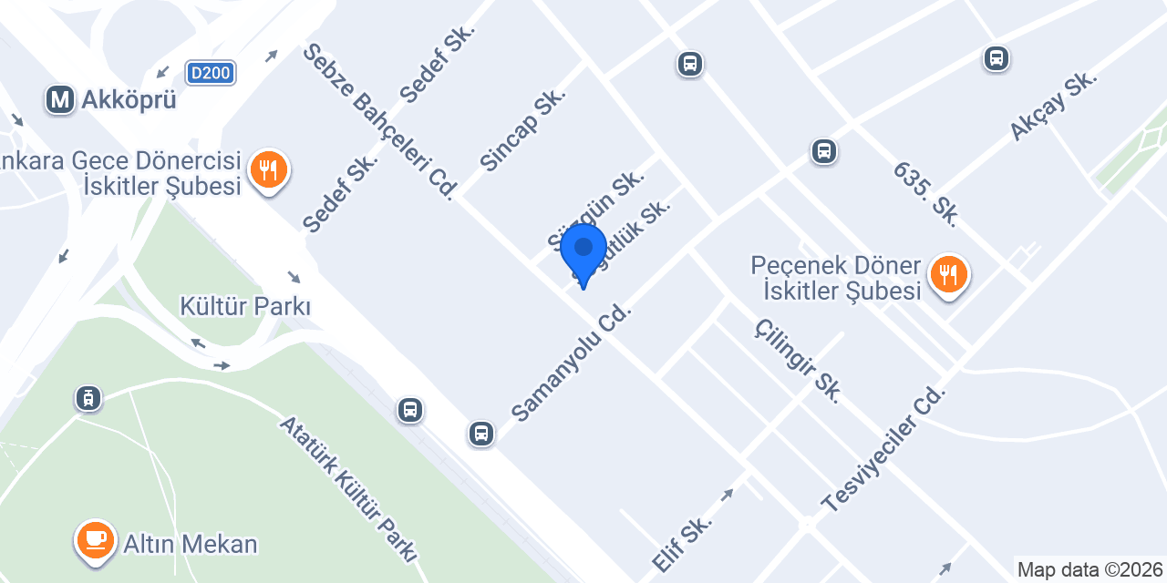 Anıl Oto Elektronik konumu