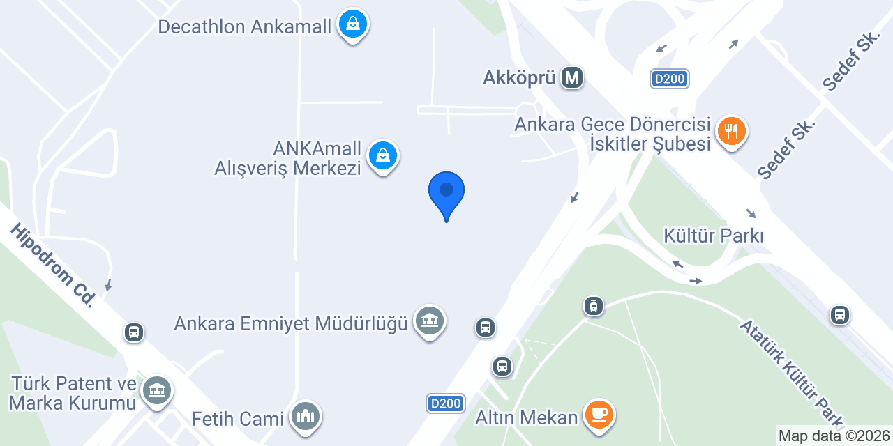 Ankamall Taksi konumu