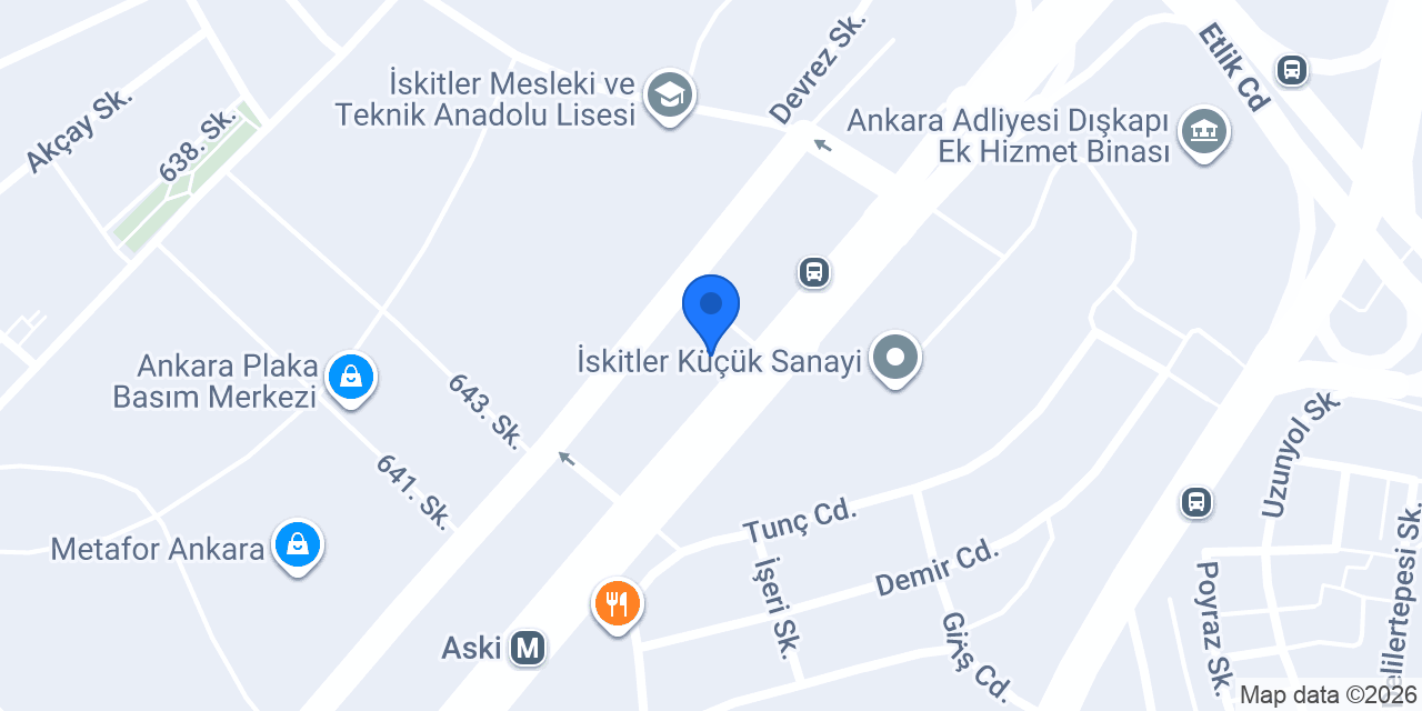 Odak Reklam konumu