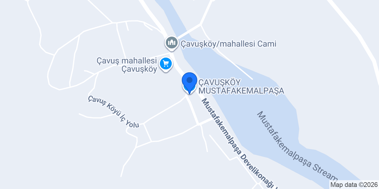 ÇAVUŞKÖY MUSTAFAKEMALPAŞA konumu