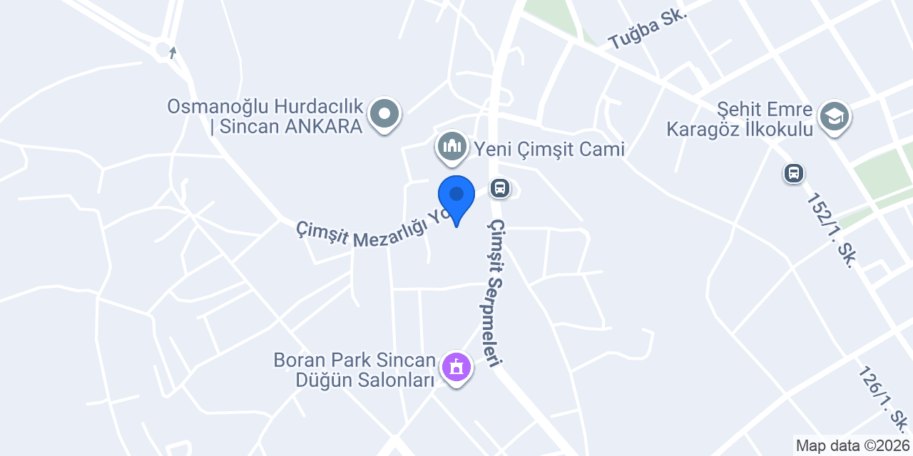 Çabuk sıhhi tesisat konumu