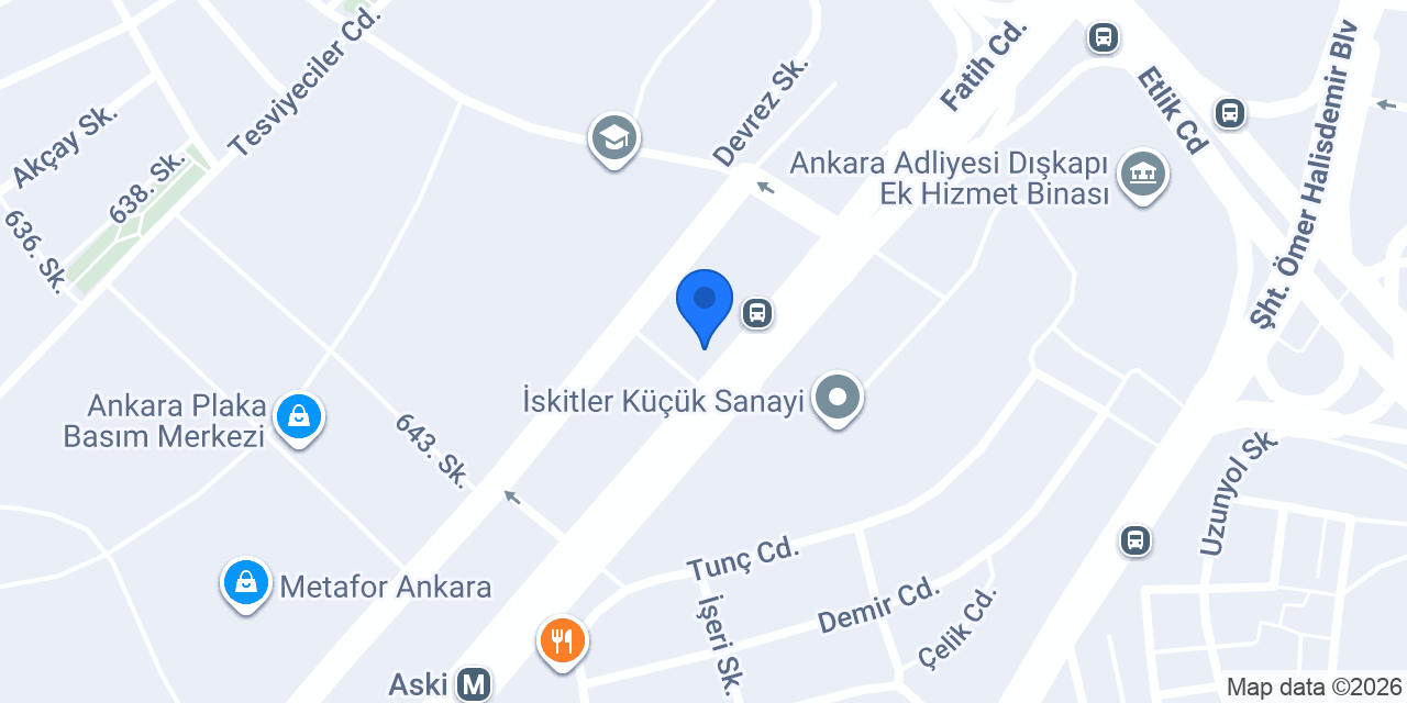 Fason Kozmetik üretici konumu