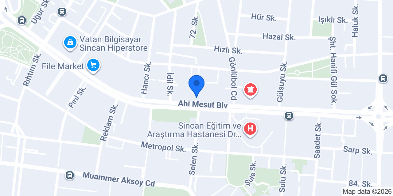Domino's Pizza 12.Cadde konumu